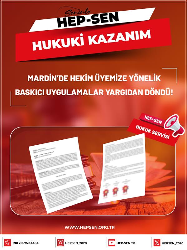 Hekimin Afiliasyon Sözleşmesinin Keyfi Feshine Yargı Dur Dedi!